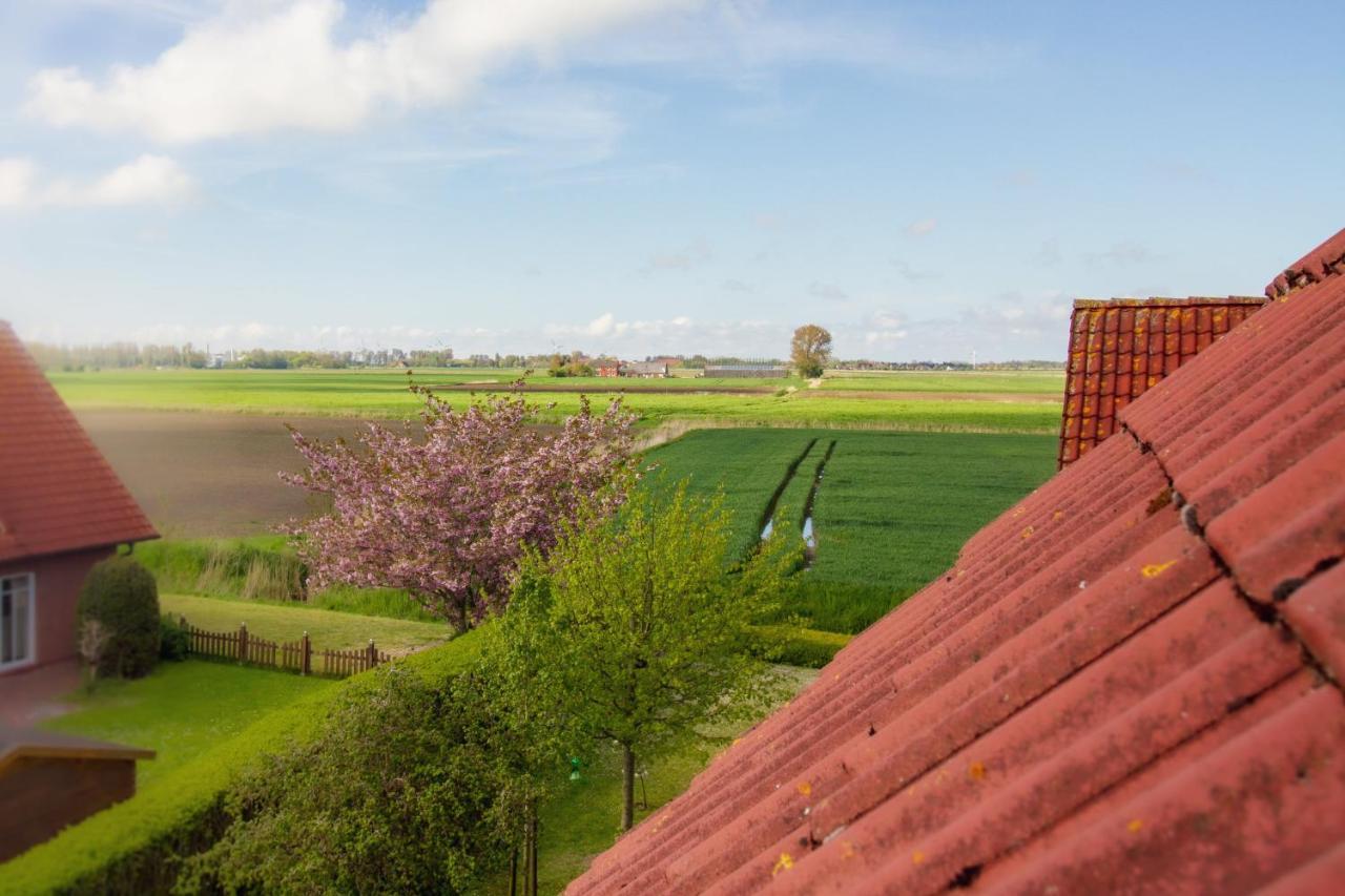 Haus Leuchtturm - Ebbe Lägenhet Krummhörn Exteriör bild
